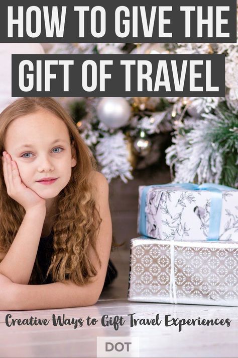 How to Give the Gift of Travel to your family this year. Creative ways to gift travel experiences. #familytravel #presents #gifts #Christmasgifts #experiences Trip As A Gift How To Present A, How To Gift A Vacation For Christmas, Destination Christmas Gift Ideas, How To Wrap A Vacation As A Gift, How To Wrap A Surprise Trip Gift Ideas, How To Gift A Trip For Christmas, How To Give A Trip As A Christmas Gift, Gifting A Trip For Christmas, Gifting A Trip Ideas