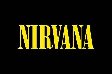 Nirvana Font - Dafont Free Nirvana Font, Foo Fighters Logo, Music Band Logo, Oasis Logo, Nirvana Logo, Metallica Logo, Stencil Font, Logo Font, Famous Logos