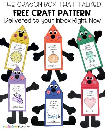 Mlk Crafts For Kids, Preschool Color Theme, Crayon Bulletin Boards, Mlk Crafts, Crayon Themed Classroom, Crayon Activities, First Grade Crafts, Crayon Book, Kindergarten Colors