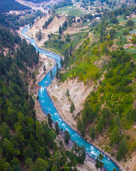 Kalam - Swat Valley Pakistan Aesthetic, Pakistan Beauty, Pakistani Art, Swat Valley, Beautiful Pakistan, Conservation Of Natural Resources, Pakistan Travel, Landscape Pictures, Natural Resources