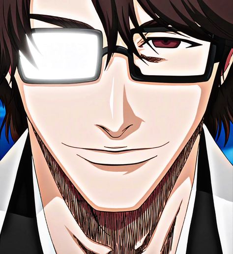 Aizen Profile Picture, Aizen Glasses, Aizen With Glasses Icon, Aizen Desktop Wallpaper, Lord Aizen, Aizen Nyatir Meme, Aizen Power, Sosuke Aizen, Anime Ichigo