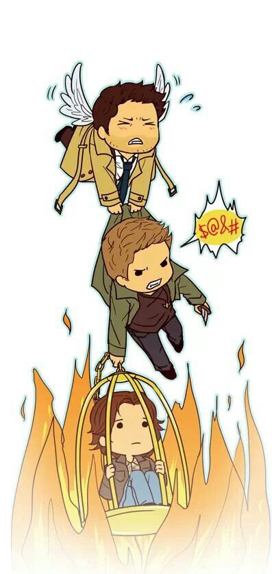 Castiel Dean Winchester Sam Winchester team free will Supernatural Gif, Supernatural Fan Art, Supernatural Wallpaper, Supernatural Art, Supernatural Destiel, Supernatural Memes, Odaiba, Supernatural Fans, Supernatural Funny