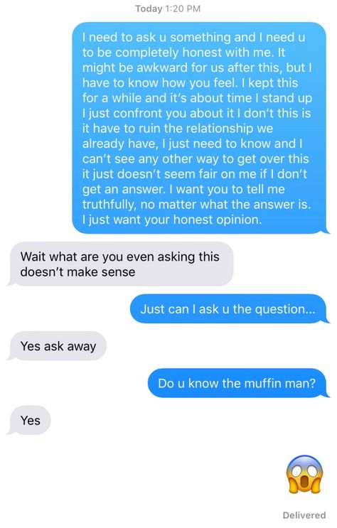 Muffin Man Pranks! (Actual text between friends)  #DidYouKnow  #Died  #Memes #textprank #muffinman #funnymemes #funny #funnytexts #texts Pranks On Friends Texting, Funny Texts To Text Your Friends, Things To Prank Text, Text Pranks To Do On Friends, Prank Messages Friends, Funny Pranks Over Text, Pranks Text Messages Friends, Text Pranks For Friends Funny, Funny Text Messages To Try On Friends