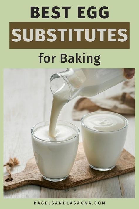 Sometimes when baking a cake, brownies or other baked goods, you need an egg substitute and may wonder what you can use. This article outlines egg alternatives such as dairy, chia seeds, flax seeds, applesauce, bananas and more when you need to bake egg free. Egg Substitute In Baking Cake, Egg Substitute For Brownies, Egg Substitute For Baking, Healthy Baking Substitutes, Egg Substitutes, Egg Substitute In Baking, Egg Alternatives, Baking A Cake, Egg Substitute