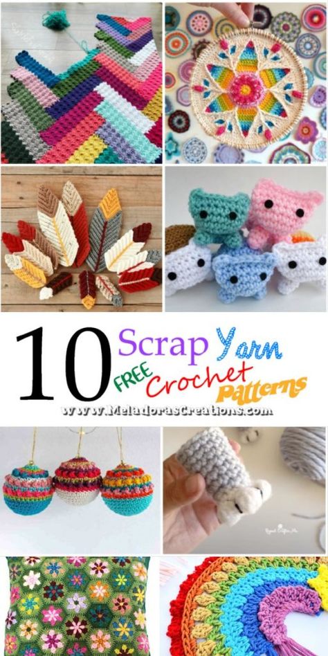 Crochet Patterns For Using Up Scraps Of Yarn, 4h Dog Project Ideas, One Yarn Ball Projects, Crochet Using Scrap Yarn, Free Crochet Patterns For Leftover Yarn, Crochet Patterns For Leftover Yarn, Crochet And Sewing Projects, Crochet Projects To Use Up Yarn, Crochet Hostess Gift Ideas