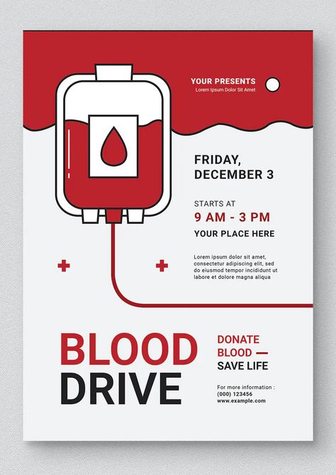 Blood Donor Flyer Design PSD, AI Donor Darah Design, Donor Darah Aesthetic, Poster Pmr, Blood Donation Poster Creative, Blood Drive Poster Ideas, Blood Drive Posters, Donate Blood, Blood Donation Poster, Blood Donation Day