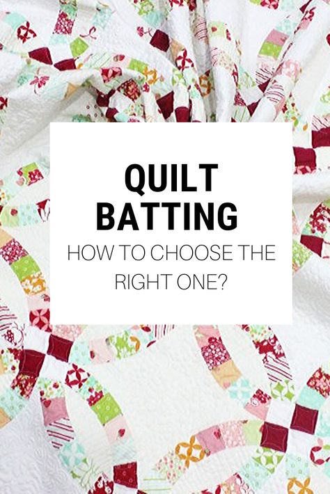 Best Batting For Quilts, Quilt Batting Choosing, Beginner Quilting, Quilt Techniques, Quilting 101, Quilt Tips, Beginner Quilt, First Quilt, Applique Ideas