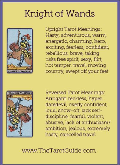 Knight Of Wands Tarot, Read Tarot, Knight Of Wands, Wands Tarot, Tarot Cards For Beginners, Learning Tarot Cards, Tarot Guide, Tarot Card Spreads, Tarot Book