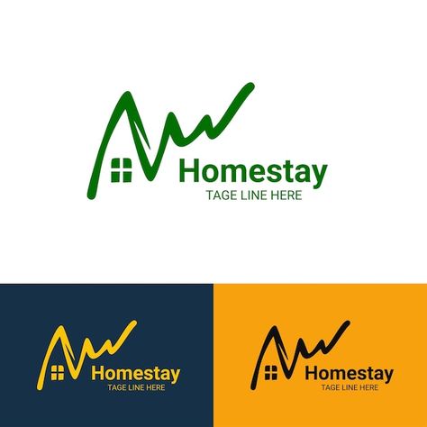 Homestay logo natural simple logo icon v... | Premium Vector #Freepik #vector #love-home #heart-icon #graphic-icon #home-icon Home Stay Logo, Homestay Logo, Typo Logo, Logo Design Ideas, Heart Icon, Home Stay, Logo Icon, Simple Logo, Kids Logo