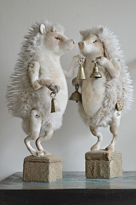 Mister Finch's eccentric soft sculptures of British folklore made from up-cycled materials | Creative Boom British Folklore, Mister Finch, Yorkshire Sculpture Park, Textile Sculpture, Toy Art, Woodland Creatures, Art Textile, Soft Sculpture, Animal Dolls