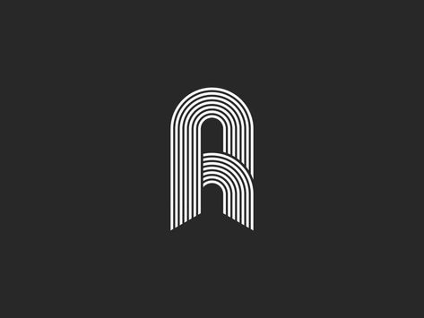 Logo A Letter monogram parallel lines shapes by Sergii Syzonenko - Dribbble Ll Monogram Logo, L Typography Logo, Alphabet Of Lines Architecture, Overlapping Letters Logo, Geometric Monogram Logo, Line Logo, Parallel Lines, Letter Monogram, Initial Monogram