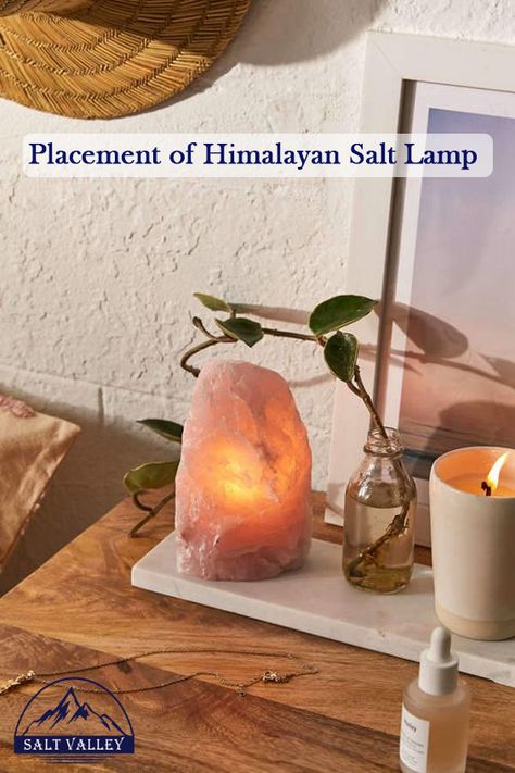 Are you looking for the right place to put your Salt lamp? Well there are so many places where you can place your salt lamp. Benefits of placing salt lamp in living room is to beautifies the interior.It removes the cigarette smoke and improves moods. #Himalayansaltlamp #placement  #roomdecor Decorating With Salt Lamps, Himalayan Salt Lamp Aesthetic, Himalayan Salt Lamp Decor, Salt Lamp Bedroom, Salt Lamp Decor, Lamp In Living Room, Salt Lamp Benefits, Salt Art, Salt Therapy