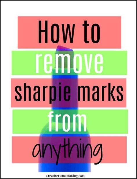 Remove Sharpie, How To Remove Sharpie, Remove Permanent Marker, Deep Cleaning Hacks, Marker Stain, Cleaning Painted Walls, Deep Cleaning Tips, Simple Life Hacks, Clean Dishwasher