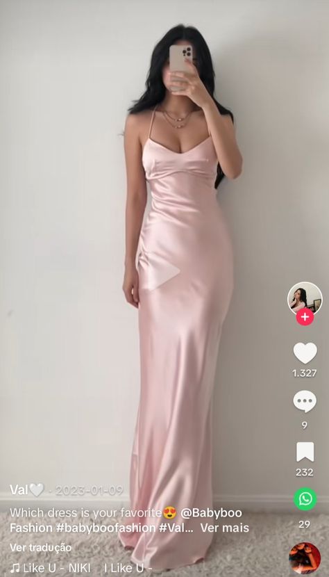 Formal Dresses Light Pink, Light Pink Formal Dresses, Matric Ball Dresses, Light Pink Prom Dress, Silk Prom Dress, 2000s Pink, Pink Silk Dress, Light Pink Dress, Pink Corset