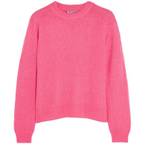 T by Alexander Wang Ribbed-knit sweater (3 335 UAH) ❤ liked on Polyvore featuring tops, sweaters, knit, pink, pink sweater, ribbed knit top, loose fit tops, loose fitting tops and loose sweater Stylish Baby Girl Outfits, Winter Dance, Pullovers Outfit, Pull Rose, Winter 22, Fashion Wishlist, Loose Fitting Tops, Ribbed Knit Sweater, Merino Wool Sweater