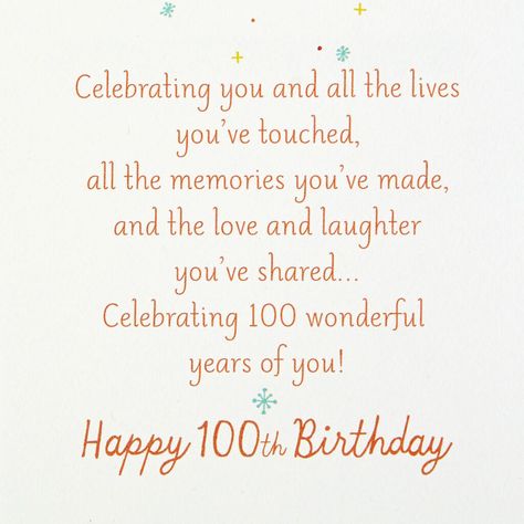 Happy 100th Birthday Quotes, Happy 100th Birthday Wishes, 100th Birthday Card Ideas, 100th Birthday Quotes, 100th Birthday Cards Handmade, Happy 90th Birthday Wishes, Happy 96th Birthday, Happy 98th Birthday, Card Queen