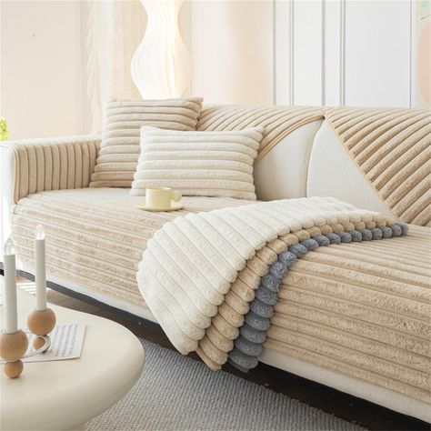 Soft Plush Sofa Cushion Cover Thickened Velvet Couch Chair Cover Cozy Anti-slip Sofa Bed Slipcover Futon Seat Mat Protector Dorm Couch Cover, Neutral Sofa Cover, Pink Velvet Couch Cover, Rh Cloud Sofa, White Couch Cover, Cozy Floor Seating Slipcovers & Cushions, Dorm Couch, Futon. Cober, Dorm Wishlist