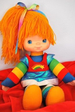 Rainbow Brite- YES! She was one of my favs when I was little! I had this doll! 1980s Childhood, 80s Girl, 1980s Toys, Marie Osmond, 90s Toys, Rainbow Bright, Rainbow Brite, 90s Childhood, 80s Toys