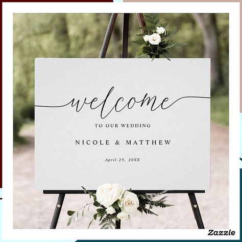 Wedding Signs For Reception - Don't lose this opportunity to get what you desire - click NOW and have what you want and deserve! Welcome Wedding Sign, Wedding Ceremony Signs, Calligraphy Typography, Unplugged Wedding, Ceremony Signs, Event Sign, Wedding Posters, Wedding Welcome Sign, Welcome To Our Wedding