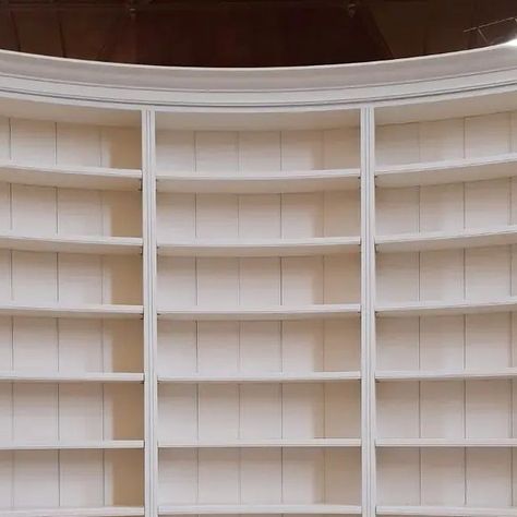 Charles Taylor on Instagram: "A stunning new curved bookcase designed for a private client. This follows the curvature of the walls perfectly. All made from solid timber and painted with @craigandrosepaints We will be looking forward to installing this next week! #woodworking #bespokefurniture #carpentry #woodwork #handmade #Edinburgh #cabinet #cabinetmaker #madetoorder #bookcase #cabinetmaking #scottishmakers #scottishfurnituremakersassociation #handcrafted #craft #keepcraftalive #Edinburghmaker #charlestaylorwoodwork" Curved Bookcase, Scottish Homes, Bookcase Design, Curved Walls, Cabinet Makers, Bespoke Furniture, Carpentry, Next Week, Looking Forward