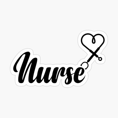 Get my art printed on awesome products. Support me at Redbubble #RBandME: https://www.redbubble.com/i/sticker/Nurse-Sticker-Nurses-2020-stickers-nursing-stickers-by-Yedesign/47356085.EJUG5?asc=u Nurse Logo Aesthetic, Nursing Stickers, Nurse Logo, Nurse Bae, Lpn Nurse, Goblin Kdrama, Nurse Aesthetic, Graduation Stickers, Nurse Stickers