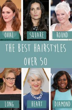 The best hairstyles for over 50, including what haircut to go for to suit your face shape, products that maintain that shine, and some handy celebrity inspiration... Hairstyles For Square Faces Over 50, Haircut Low Maintenance, Hairstyles For Rectangular Faces, Trending Hairstyles For Women, Square Jawline, Rectangle Face Shape, Hairstyles For Over 50, Heart Shaped Face Hairstyles, Oblong Face Hairstyles