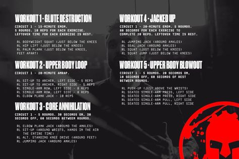 Resistance Loop Workouts to Crush the Week | Spartan Race Spartan Training Plan, Training For A Spartan Race, 300 Spartans Movie, Spartan Race Training Workouts, 300 Movie Spartans, Spartan Workout, Spartan Race Training, Strength And Conditioning Workouts, Efficient Workout