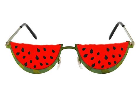 Watermelon glasses Superman Costumes, Watermelon Art, Watermelon Party, Sweet Watermelon, Funny Glasses, Rimless Glasses, Watermelon Print, Funny Costumes, Summer Watermelon