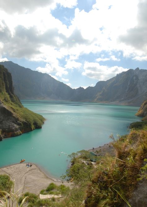 Mount Pinatubo volcano near Angeles City in the Philippines. Pinatubo Volcano, Mt Pinatubo, Angeles City Philippines, Mount Pinatubo, Shopping Malls, 2024 Vision, The Republic, Tourist Destinations, The Philippines