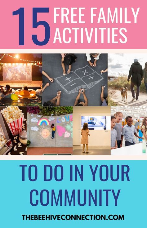 15 free activities near you Monthly Family Activities, Cheap Family Activities, Fun Indoor Activities For Kids, Family Weekend Activities, Activities For Kids At Home, Family Activities Preschool, Free Family Activities, Family Involvement, Family Bonding Activities