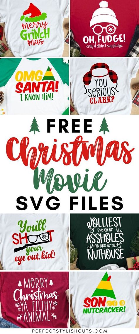 8 FREE Christmas Movie SVG Files for Cricut Christmas t shirt #christmastshirt T shirt #tshirt t-shirt #t_shirt t shirts #tshirts t-shirts #t_shirts T shirt design #tshirtdesign T-shirt designs #t_shirtdesign T shirts designs #tshirtsdesigns 4.268 Xmas Tshirt Ideas Diy, Christmas Tshirt Designs Funny, Cricut Christmas Tshirt Designs, Christmas Tshirts Designs, Cricut Christmas Shirt Ideas, Funny Svg Free, Cricut Christmas Shirts, Christmas Shirt Diy, Christmas Shirts Diy