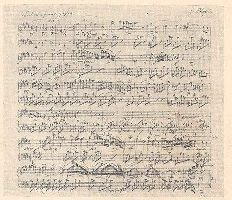 Chopin's Nocturne in C sharp minor  “After playing Chopin, I feel as if I had been weeping over sins that I had never committed, and mourning over tragedies that were not my own.” - Oscar Wilde. C Sharp, Music Manuscript, Az Art, Classical Music Composers, Frédéric Chopin, Etiquette Vintage, Music Composition, Music School, Music Composers