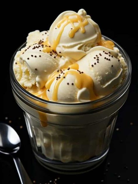 Butterscotch Ice Cream, Caramelized Sugar, Cold Cream, Ice Cream Recipe, Indulgent Desserts, Vanilla Essence, Roasted Peanuts, Cream Recipes, Home Chef