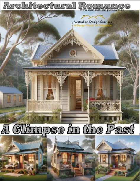 Victorian Tiny Homes House Plans, Tiny Victorian House Plans, Victorian Tiny House Plans, Small Victorian Homes Floor Plans, Old Cottage Homes, Small Victorian House Plans, Turn Of The Century Homes, Tiny Victorian House, Small Victorian Homes