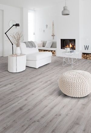 Bedroom Flooring Ideas Master Modern, Modern Vinyl Flooring, Grey Vinyl Flooring, Wood Floor Design, Grey Wood Floors, Hall Decor, Grey Flooring, Floor Colors, Room Renovation