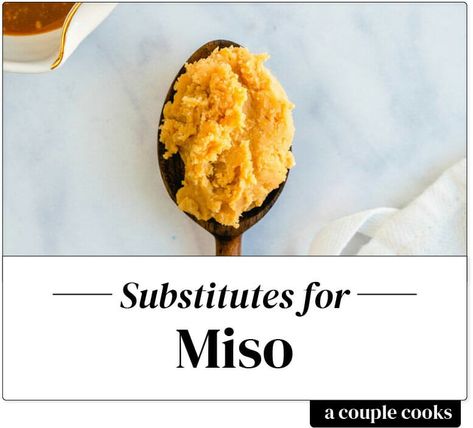 Soy Sauce Substitute, Miso Recipe, Soybean Paste, A Couple Cooks, Miso Glaze, Red Miso, Healthy Cook Books, Miso Paste, Chocolate Bites