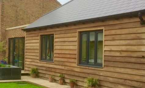 Timber House Cladding Cost 2022: How Much is Cladding? Types Of Cladding, Tongue And Groove Cladding, Larch Cladding, Types Of Timber, Wooden Cladding, Shiplap Cladding, Cedar Cladding, External Cladding, House Cladding