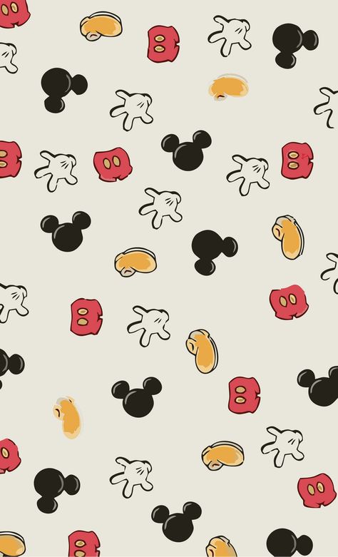 Mickey Mouse Wallpapers iPhone - Wallpaper Cave Mouse Wallpaper, Mickey Mouse Wallpaper, Different Types, The Story, Disney, Yellow, Red, Pattern, White