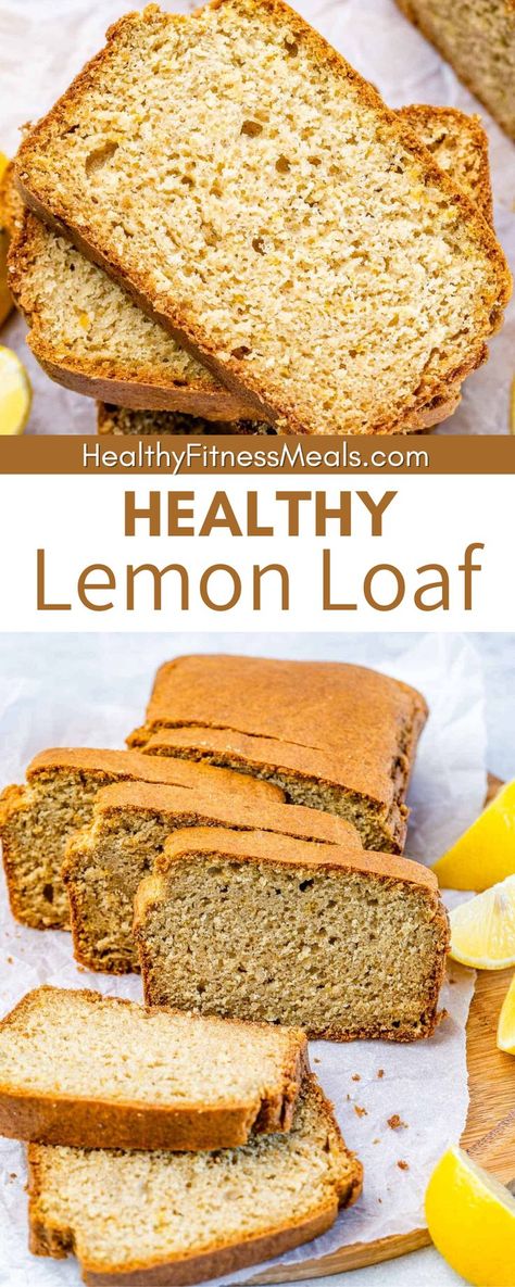 If you’re a fan of lemon flavor, this tasty citrus recipe is for you! Delicious Healthy Lemon Loaf is made with a mix of all-purpose flour and oat flour and naturally sweetened with maple syrup or honey. This easy lemon bread bakes up perfectly soft and moist with a golden exterior for the perfect brunch treat or snack. Lemon Bread Recipe Healthy, Oat Flour Lemon Loaf, Healthy Lemon Loaf Recipe, Healthy Lemon Bread, Healthy Loaf Recipes, Lemon Loaf Healthy, Healthy Lemon Loaf, Shawarma Ingredients, Cake Loaves