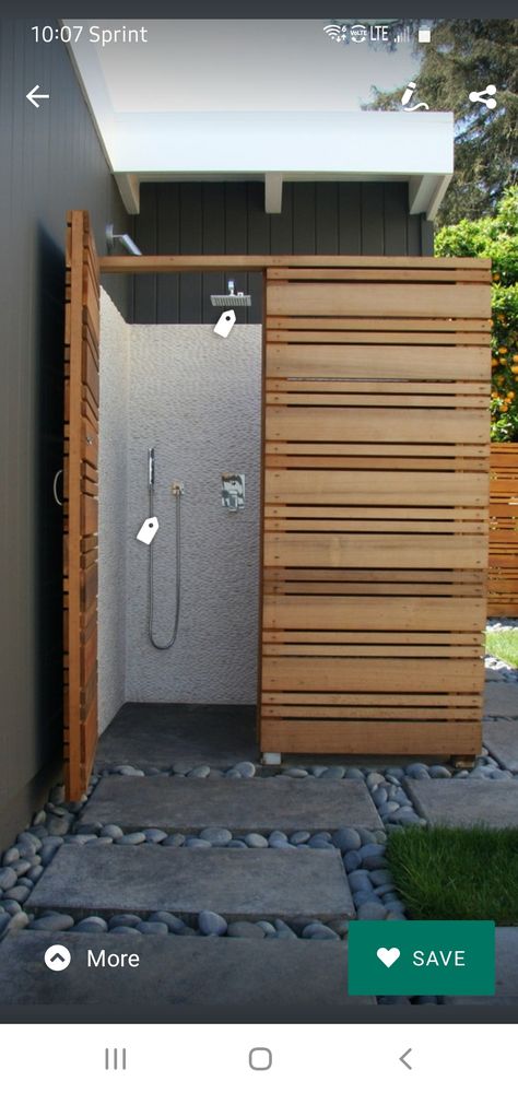 Outdoor Pool Shower And Toilet, Outdoor Shower Door Ideas, Outdoor Changing Area For Pool, Outdoor Pool Changing Room Ideas, Outdoor Toilet For Pool, Backyard Toilet, Pool Cabana With Bathroom, Outdoor Washroom, Pool Changing Room Ideas