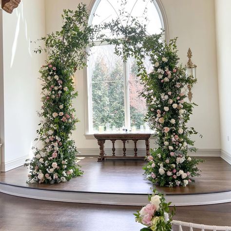 Twisted Willow Flowers on Instagram: “Deconstructed arches are a great way to delicately frame a space.” Deconstructed Arch, Wedding Arch Flowers, Arch Flowers, Floral Event Design, Ceremony Arch, French Garden, Love Is Patient, Church Design, Wedding 2024