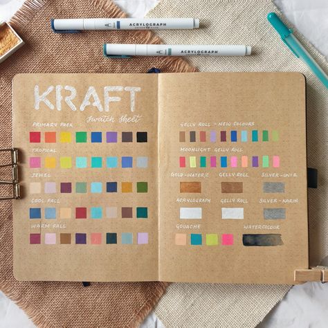 Kraft Paper Art, Best Art Supplies, Archer And Olive, Olive Design, Small Doodle, Dot Grid Journal, The Archer, Planner Pens, Drawing Activities