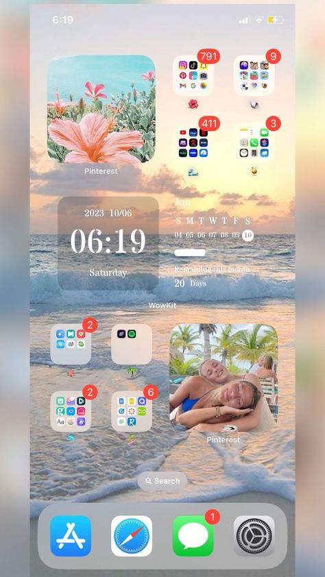 Summer Ios Widgets, Ios 16 Summer Wallpaper, Ios Beach Theme, Summer Ios Wallpaper, Summer Images Wallpaper, Iphone 15 Home Screen Layout, Summer Ipad Homescreen, Summer Phone Theme Ideas, Summer Widgets Long