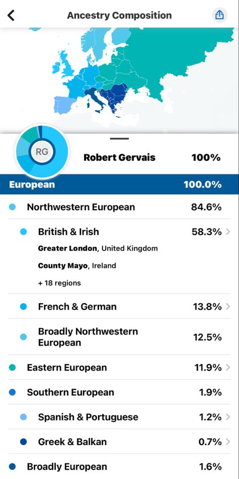 23&Me Recent DNA Results 23 And Me Dna Results, Ancestry Dna Results, County Mayo, 23 And Me, Dna Results, Ancestry Dna, Greater London, Eastern European, Dna Test