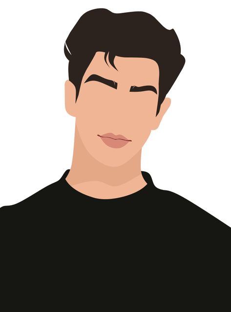 Draw minimalist vector graphic portrait from your photo by Velladwisukma Vector Self Portrait Adobe Illustrator, Auto Portrait, Minimal Portrait, Graphic Portrait, Digital Art Portrait, Vector Illustration Character, Digital Portrait Illustration, Adobe Design, Hybrid Art