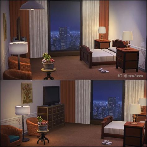 Acnh Hotel Room Ideas, Animal Crossing Hotel Room, Acnh Curtain Design Code, Acnh Sauna Room, Acnh Hotel Room, Acnh Studio Apartment, Hotel Animal Crossing, Acnh Hotel Ideas, Animal Crossing Upstairs Room Ideas