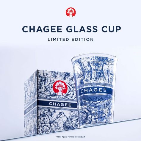 Get Your Limited Edition CHAGEE Glass Cup with Purchase - Starting 17 May 2024 Chagee Tea, Black Milk Tea, Lapsang Souchong, Tea Lovers, Black Milk, May 2024, Bubble Tea, Milk Tea, Glass Cup