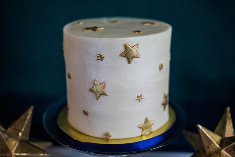 Gold Fondant, Social Graces, Star Cake, Starry Night Wedding, Holiday Baby Shower, Twinkle Twinkle Baby Shower, Moon Baby Shower, Golden Birthday, Star Cookies