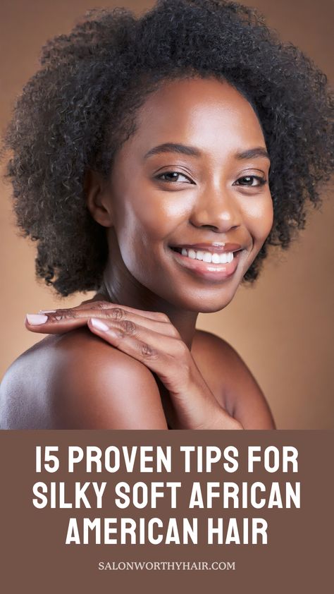 The only thing that works like a charm to soften coarse African American hair is Moisture Retention. Once you figure out how to make your curls hold on to moisture for longer, trust me; you’ll never resort to relaxing treatments ever again to smoothen your locks. It’s all about getting that balance right and keeping at it consistently. #AfroHairCare #SoftCurls #NaturalBeauty #HairCareTips #BeautyRoutine How To Soften Hair, Natural Hair Softener, African American Hair, Afro Hair Care, Course Hair, Hair Issues, Soften Hair, 4c Natural Hair, Coarse Hair