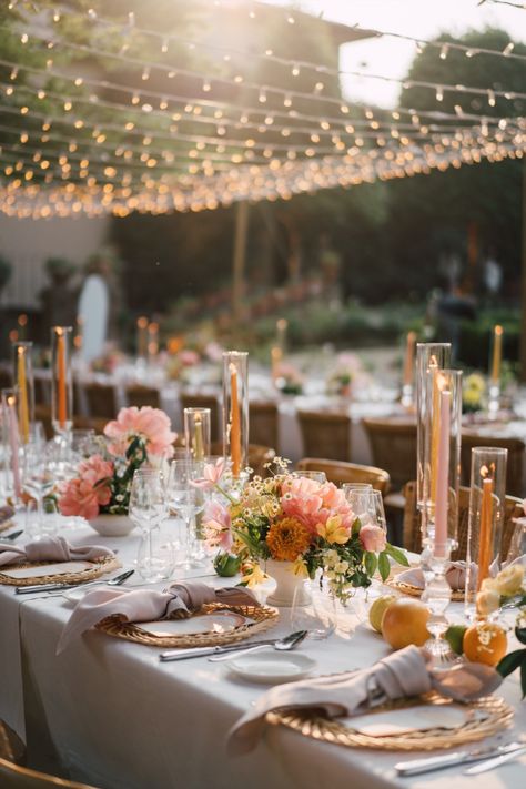 Elevated 70's-inspired details complemented the luxury of this Italian destination wedding hosted at the Dievole Resort in Tuscany. Vintage Tuscan Wedding, Italian Wedding Tuscany, Tuscany Wedding Color Palette, Tuscany Wedding Decor, Tuscany Wedding Ideas, Italian Summer Wedding, Tuscany Wedding Theme, Italian Style Wedding, Rustic Italian Wedding